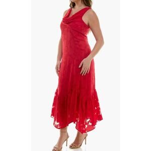 TAYLOR NWT Red Sleeveless Maxi Dress Size 10